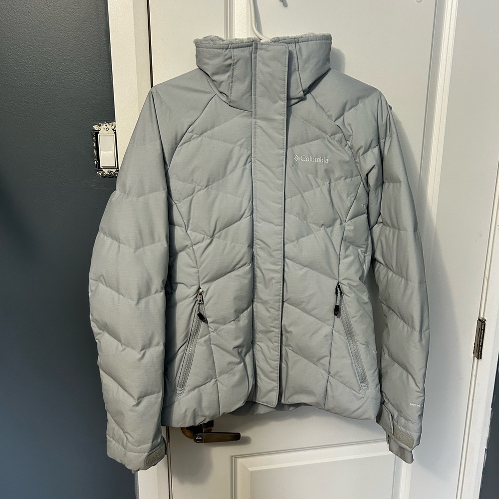 Columbia Light Blue Puffer Jacket